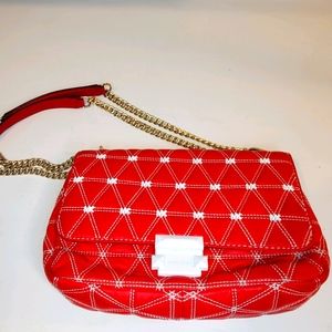 SLOAN STUDDED QUILETED LEATHER CHAIN SHOULDER BAG